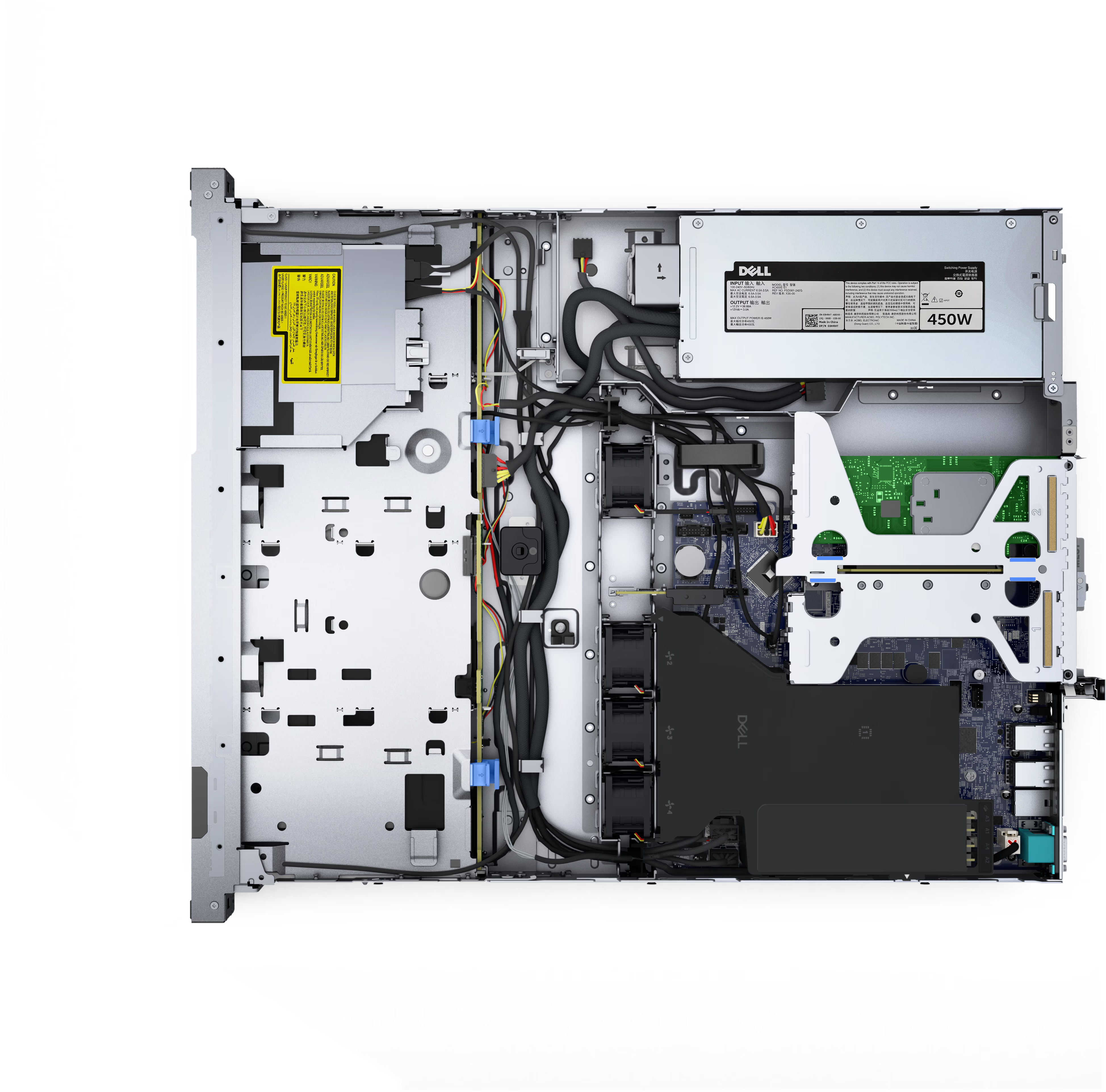Dell PowerEdge R250 Server - Intel Xeon E-2314 2.8GHz - 2x960GB SSD SATA - 2X16GB UDIMM