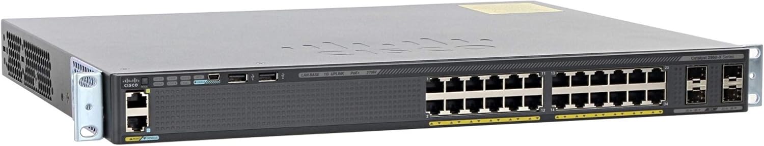 Cisco Catalyst 2960X 24 Ports - POE GE 4X1G SFP