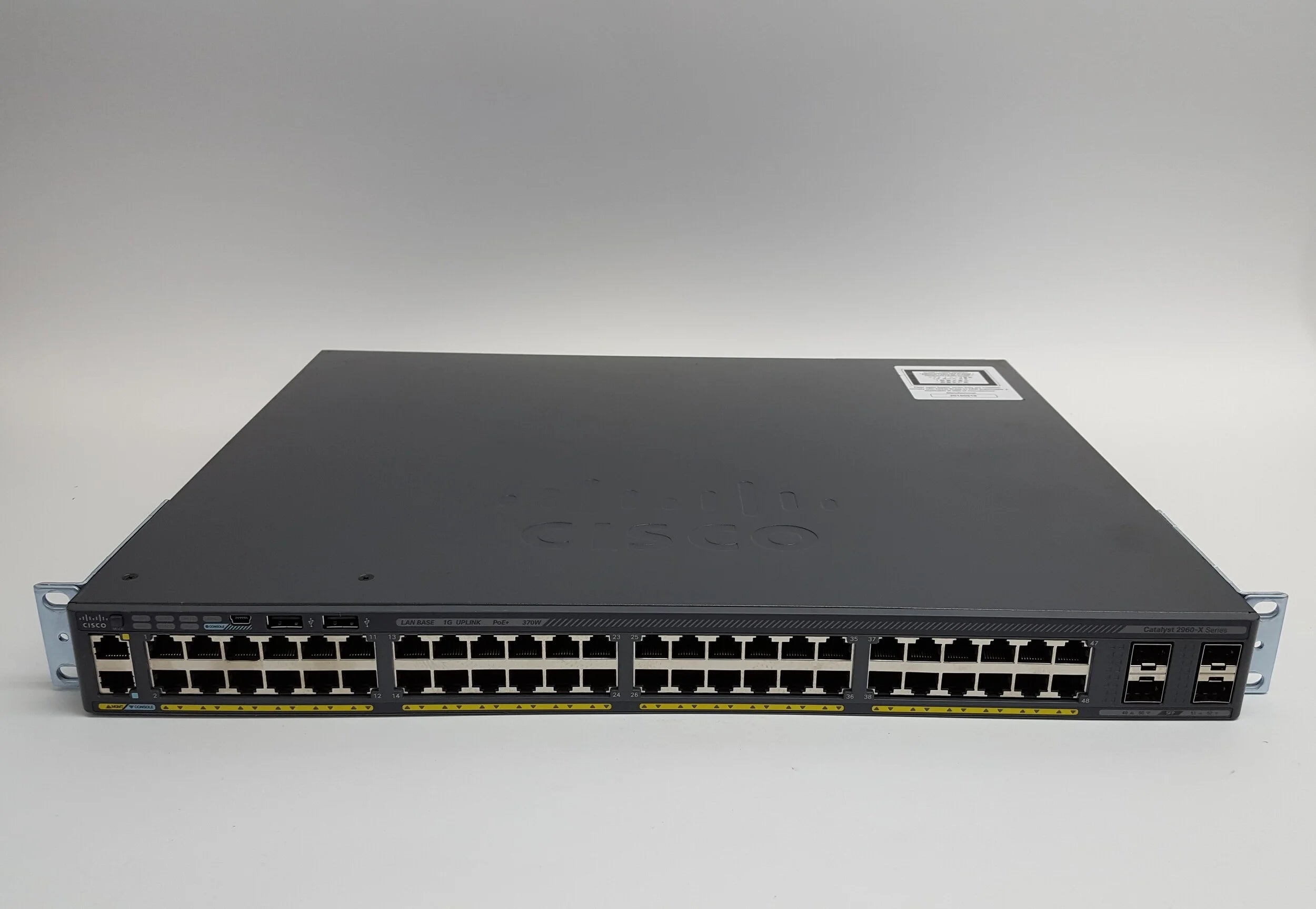 Cisco Catalyst 2960 X 48 GigE PoE - 740W - 4x 1G SFP - LAN Base