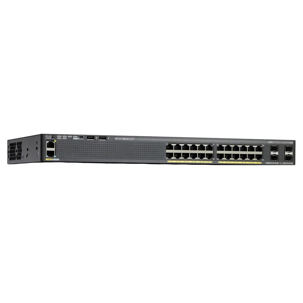 Cisco WS-C2960X-24TSL - Catalyst 2960-X24 GigE - 4x 1G SFP - LAN Base