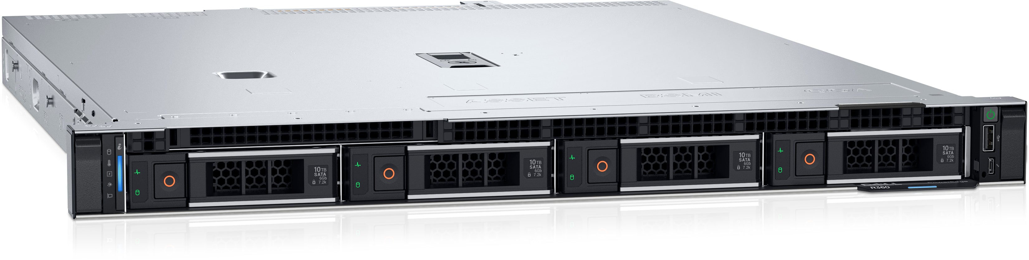 DELL PowerEdge R360 Rack Server - Intel Xeon E-2434 3.4G 4C - 1X16GB UDIMM, 4800MT/s ECC - 3x4TB 7.2K RPM NLSAS ISE 12Gbps 512n 3.5in Hard Drive
