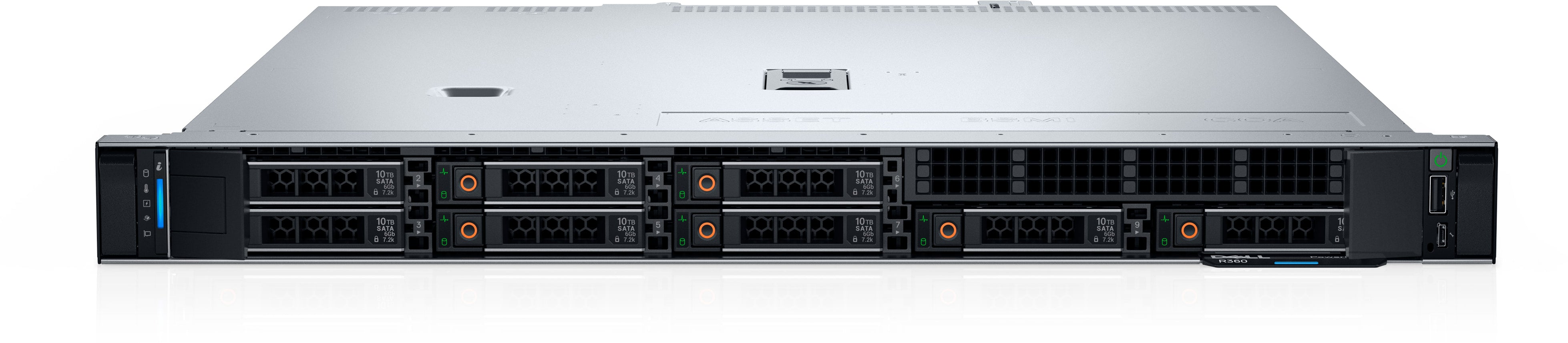 DELL PowerEdge R360 Rack Server - Intel Xeon E-2434 3.4G 4C - 1X16GB UDIMM, 4800MT/s ECC - 3x4TB 7.2K RPM NLSAS ISE 12Gbps 512n 3.5in Hard Drive