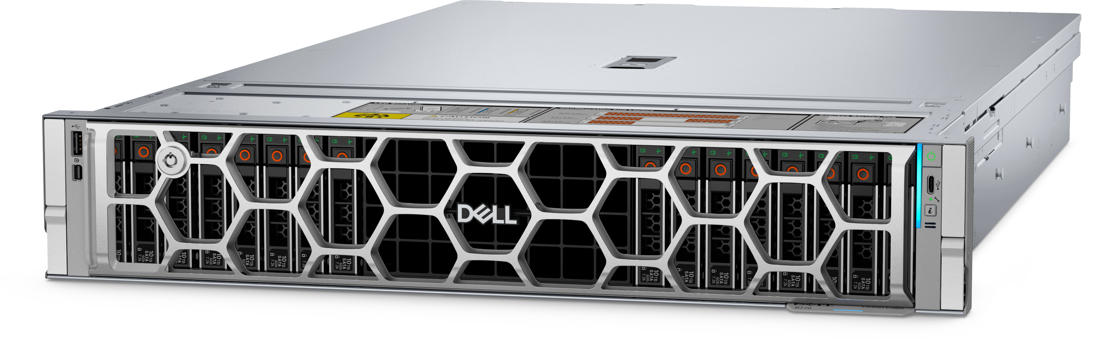 Dell PowerEdge R770 Rack Server - 2x Intel Xeon Scalable - Up to 4TB DDR5 - NVMe PCIe 5.0