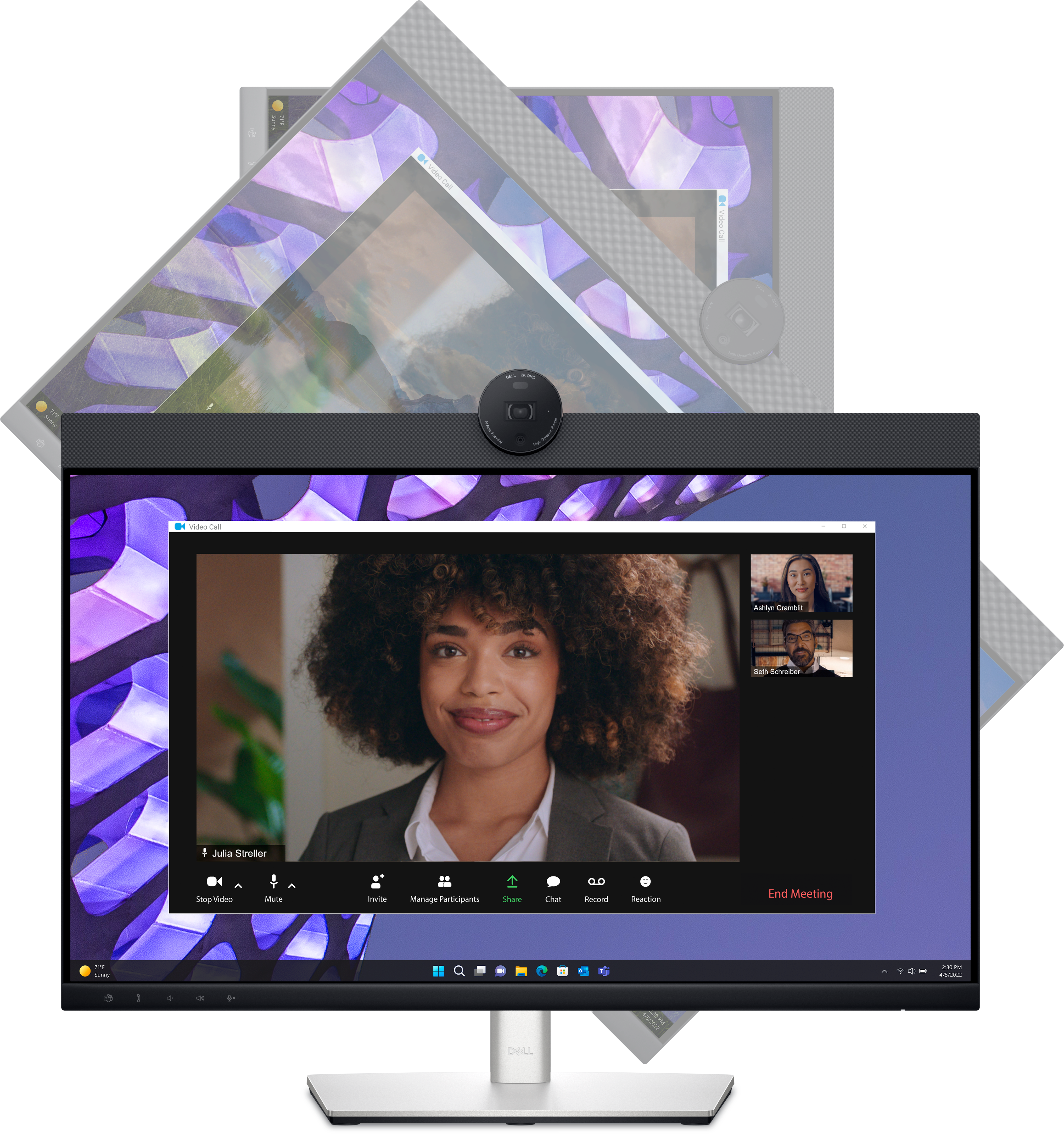 Dell 24 Video Conferencing Monitor - P2424HEB
