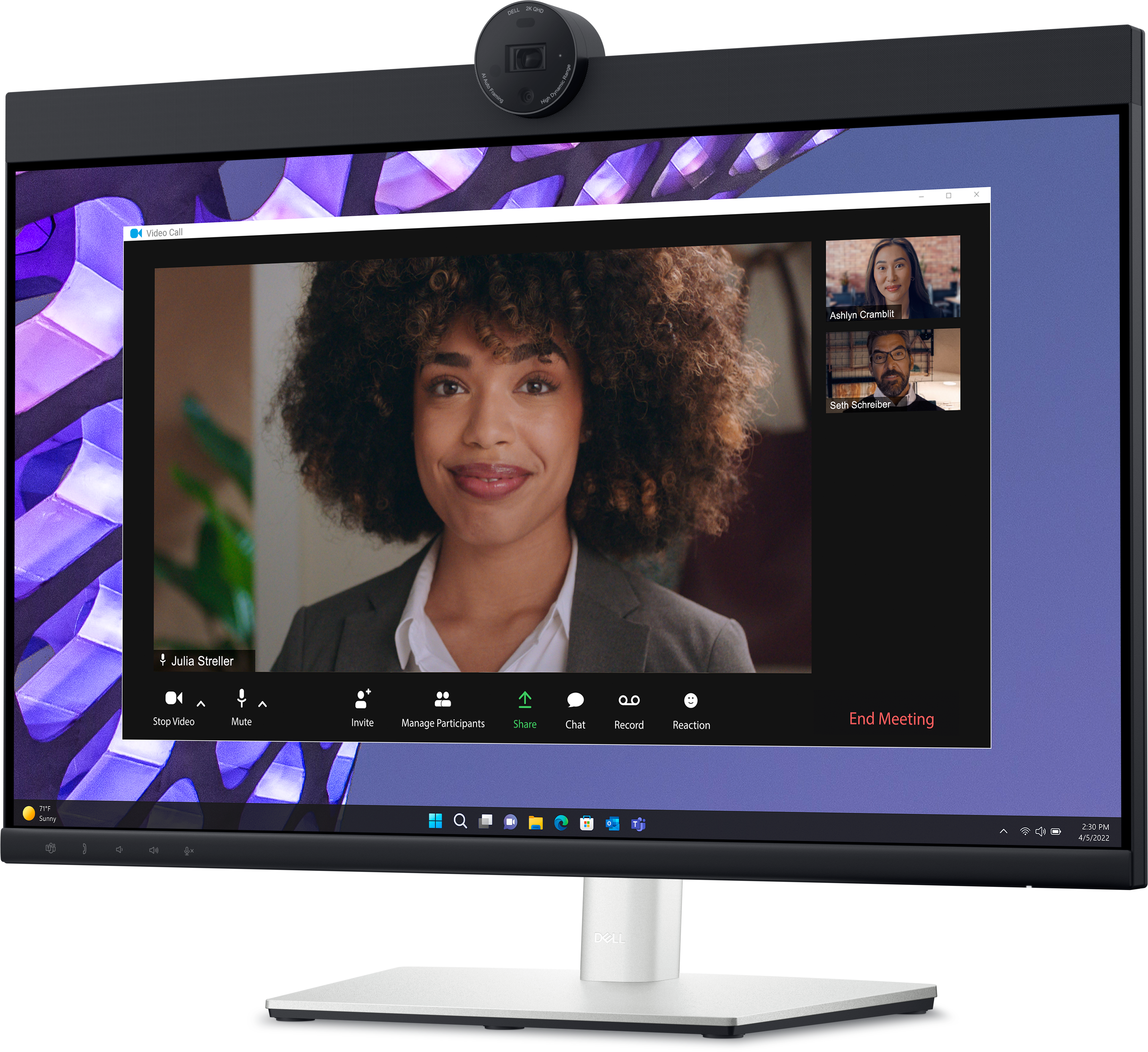Dell 24 Video Conferencing Monitor - P2424HEB