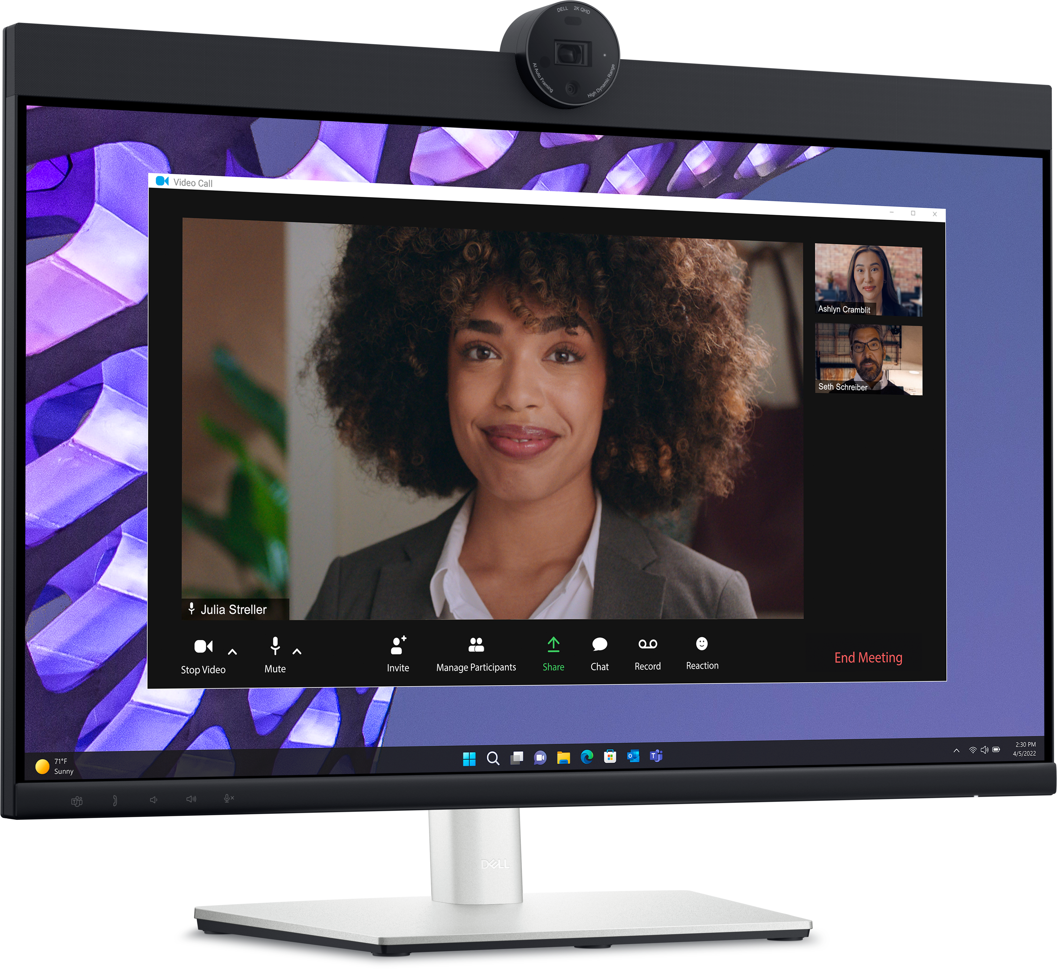 Dell 24 Video Conferencing Monitor - P2424HEB