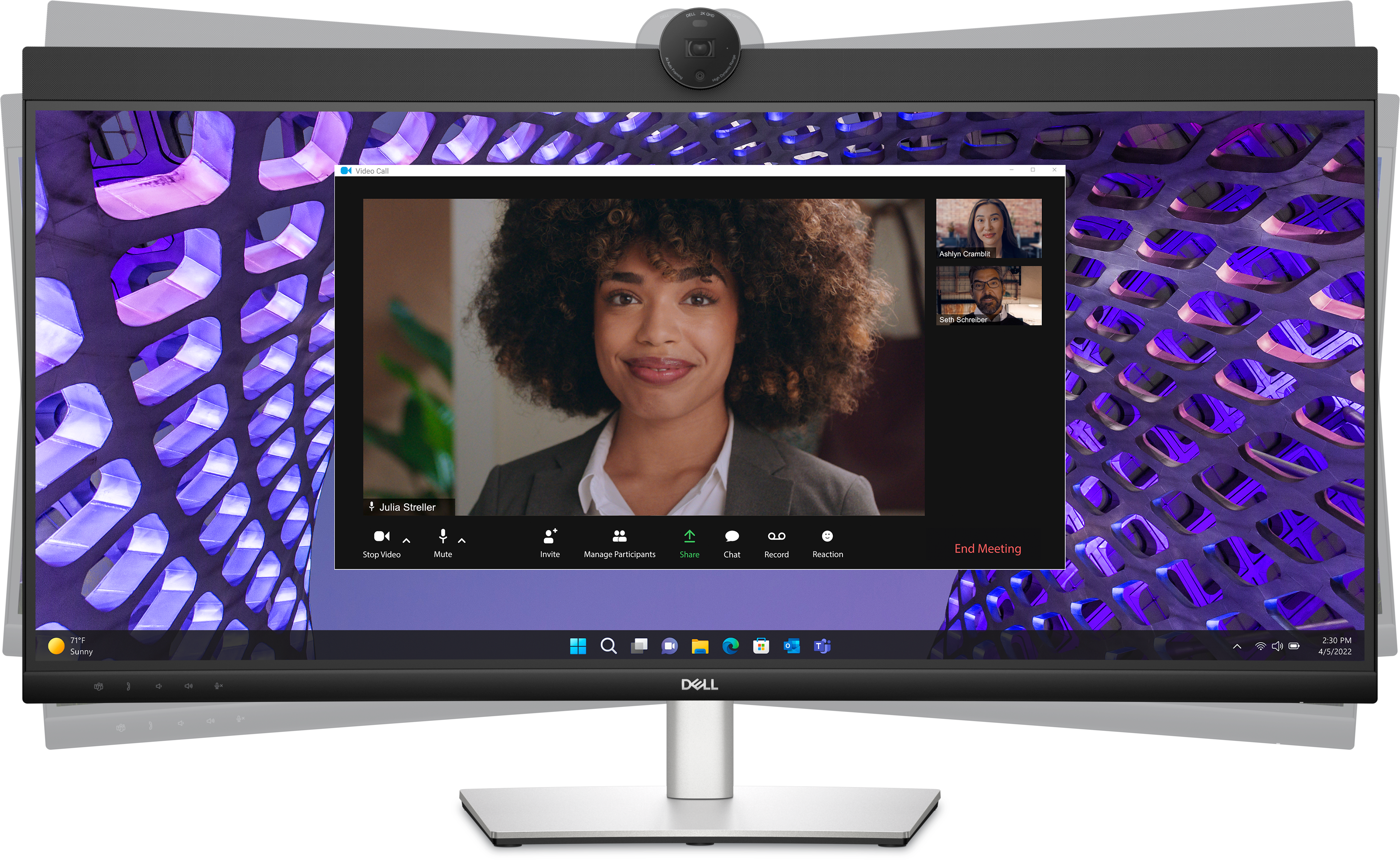 Dell 34 Curved Video Conferencing Monitor - P3424WEB
