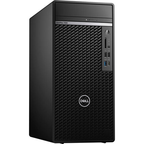 Dell Optiplex 7080 Tower Desktop - Intel Core i5-10500 - 4GB DDR4 RAM - 1TB HDD - 3 Years Warranty - Black