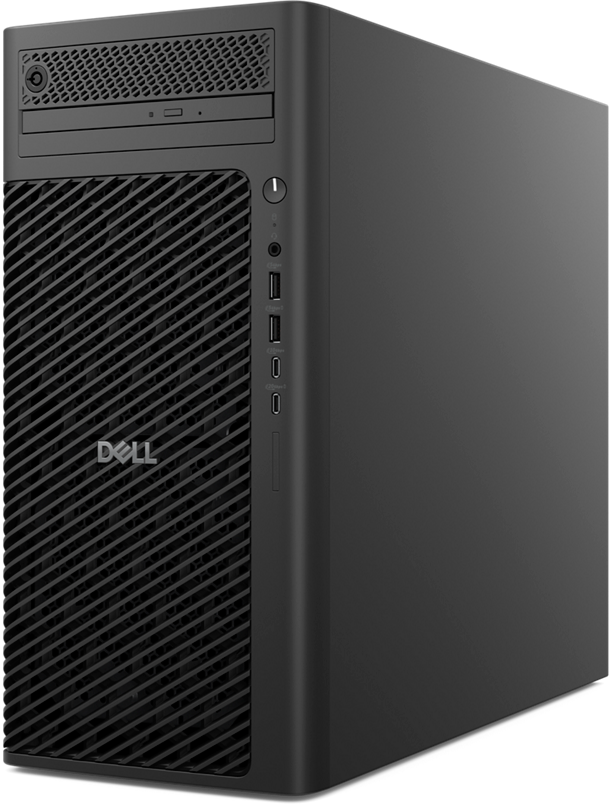 Dell Pro Max Tower T2 Workstation - Left Side View