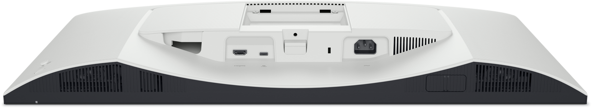 Dell S2725QC 27-inch 4K monitor, bottom view showing the ports