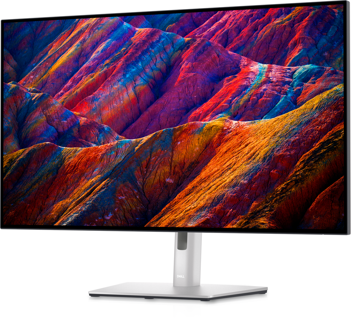 Dell UltraSharp U3223QE 32-inch 4K monitor, angled front view