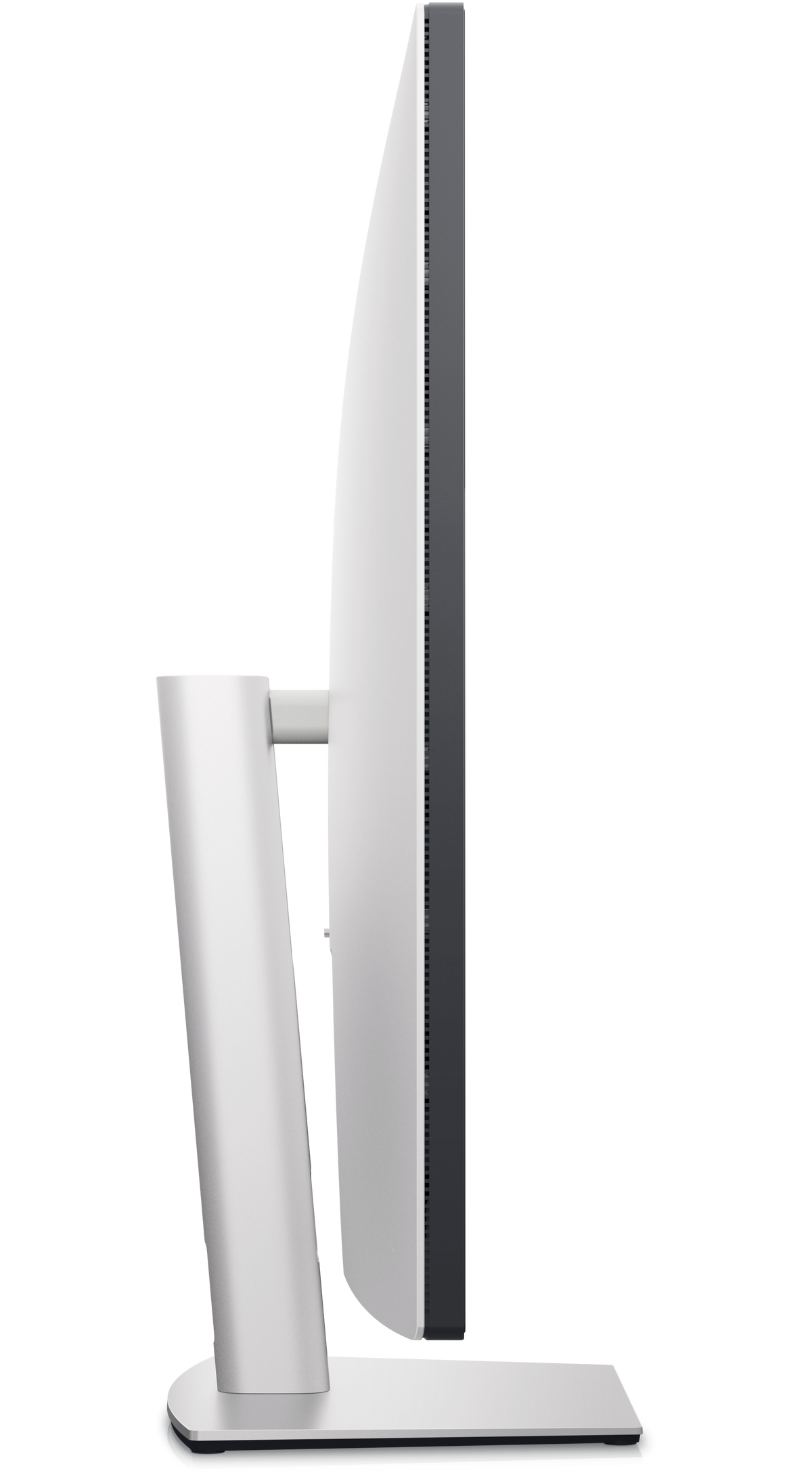 Dell UltraSharp U4323QE 43-inch monitor, side profile of the stand