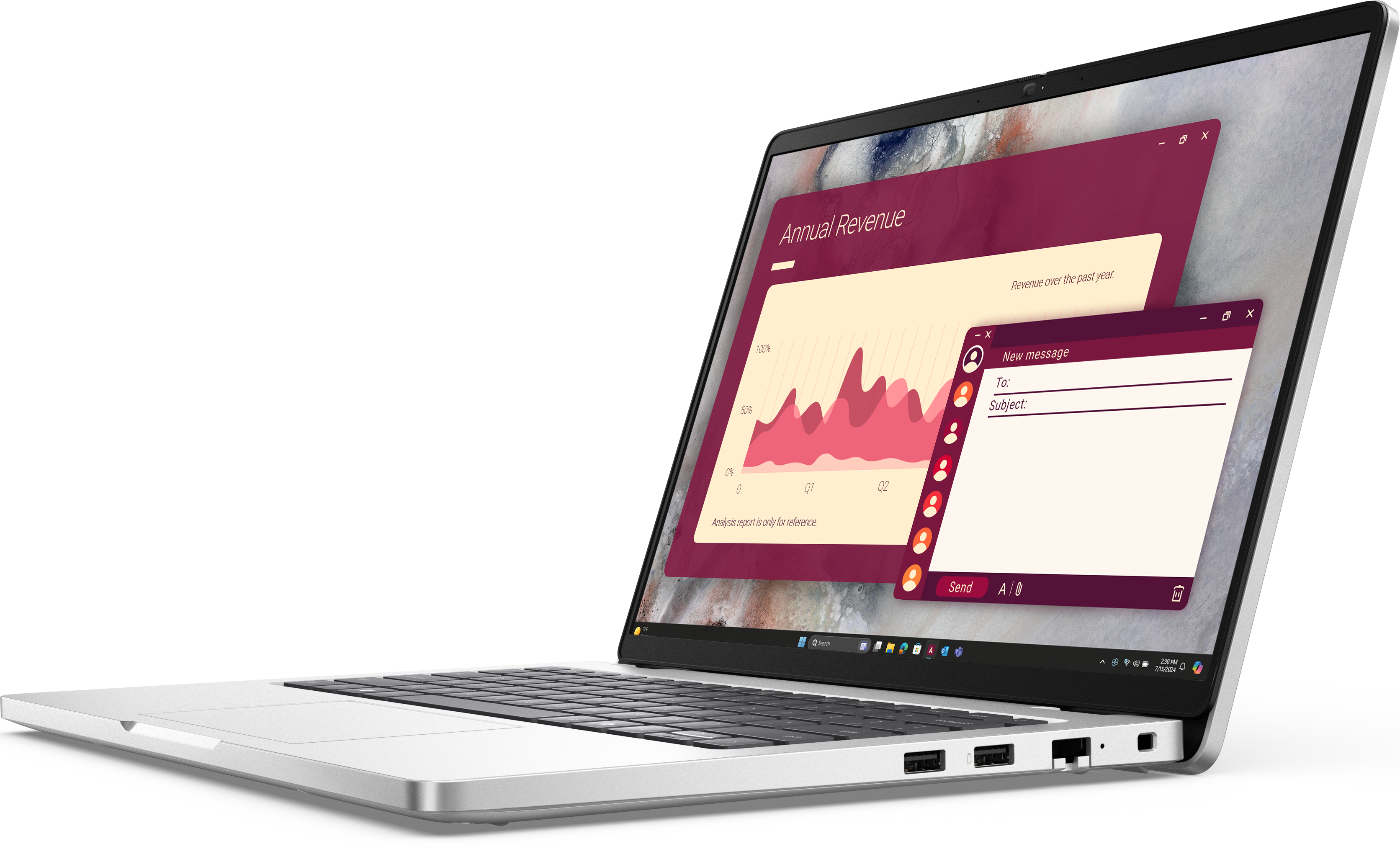 Dell Pro 14 – Core U7 255U - 32GB - 1TB SSD - Windows 11 Pro - 14″ FHD - Fingerprint - 1 Year Warranty - Platinum Silver