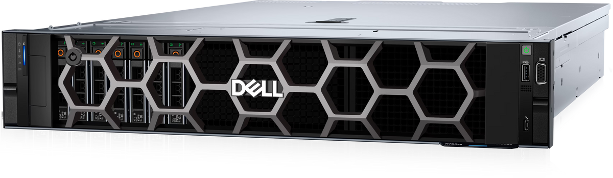 Dell PowerEdge R760xs 2U Server – Xeon Silver 4410Y, 64GB RAM, 2x960GB SSD