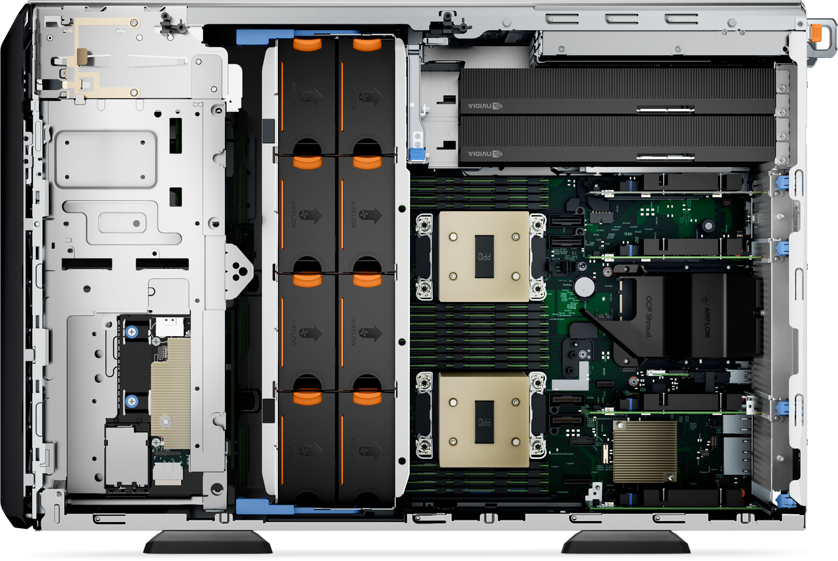 Dell PowerEdge T560 Tower Server - 2x Intel Xeon Silver 4510 2.4G 12C - 2x 32GB RDIMM - 480GB SSD - 2x700W  Power Supply - 3 Years warranty