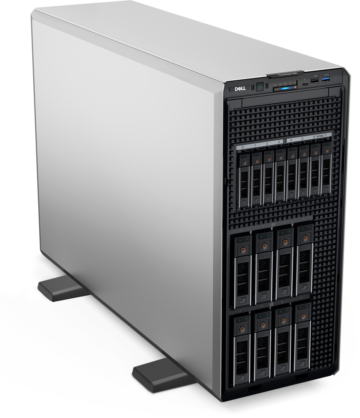 Dell PowerEdge T560 Tower Server - 2x Intel Xeon Silver 4510 2.4G 12C - 2x 32GB RDIMM - 480GB SSD - 2x700W  Power Supply - 3 Years warranty